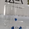 conjunto coração azul