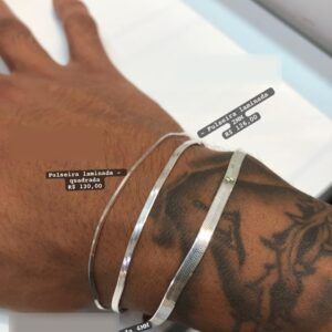 Pulseira Laminada 2mm em Prata 925