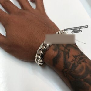 Pulseira Elo Grumet 1,3cm em Prata 925