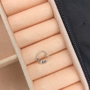 Piercing Argola Trabalhada Bali – Prata 925
