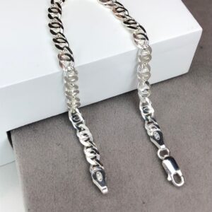 Pulseira Malha Escama Espelhada – Prata 925