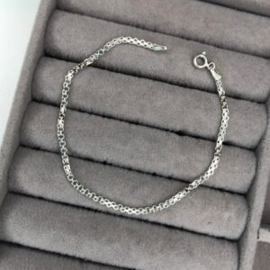 Pulseira Malha Americana Delicada – Prata 925