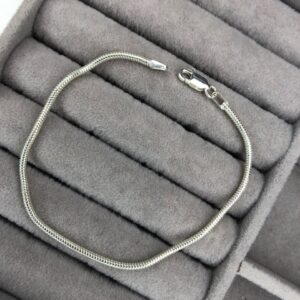 Pulseira Malha Rabo de Rato Lisa – Prata 925