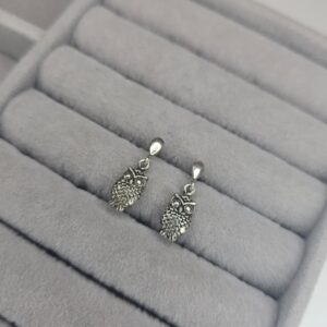 Brinco Pendente Coruja Prata Bali – Prata 925