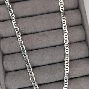 Corrente Masculina Elo Tampinha 70 cm – Prata 925