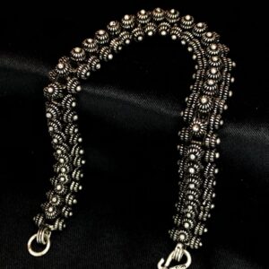 Pulseira Malha Lacraia de Bali – Prata 925
